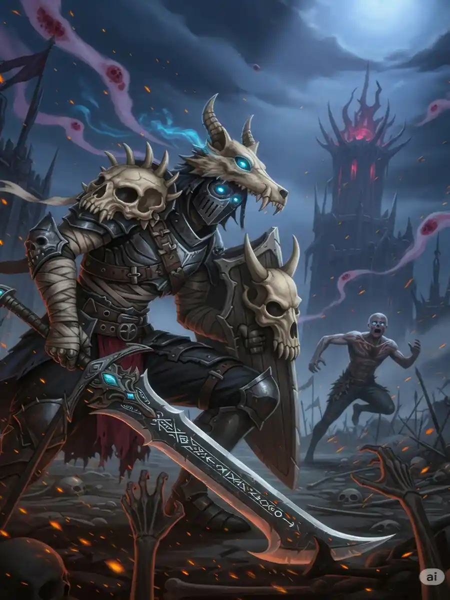 These Hallowed Bones - [Monster Evolution, Dark Fantasy, Heroic Undead]